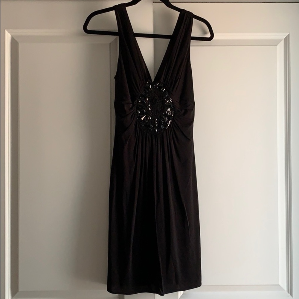 Black cocktail dress